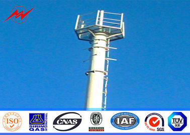 Porcelana Los 90ft cónicos galvanizaron la mono torre de poste, secciones de la torre de comunicación móvil tres proveedor