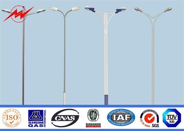 Porcelana Luces de acero galvanizadas al aire libre postes de calle de postes para uso general con el brazo doble proveedor