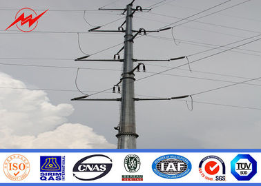 Porcelana transmisión de acero de acero galvanizada los 35FT postes de los 30FT poste para la línea eléctrica de Filipinas proveedor