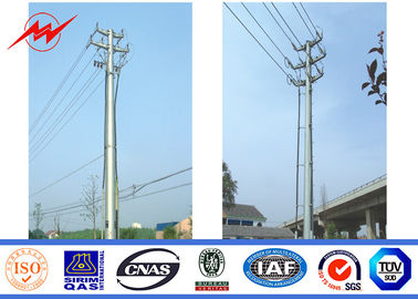 Porcelana Línea eléctrica de acero galvanizada solo circuito poste de poste de poder de la aprobación del ISO 25 M 6m m proveedor