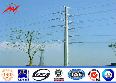 Porcelana Línea de transmisión potente de poste de la corriente eléctrica del ISO postes de acero galvanizados GR65 proveedor