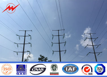 Porcelana los 10m-20m galvanizaron el poder postes de acero/línea de transmisión eléctrica forma redonda de postes proveedor