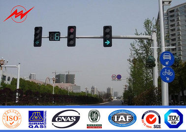 Porcelana palo postes de la altura de los 6.5m alto/iluminación poste para las señales de tráfico del LED, del camino estándar ISO9001 proveedor