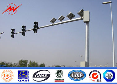 Porcelana semáforo de la longitud Q345 de los 6m el 12m/lámpara de calle poste para el sistema de la señal de tráfico proveedor