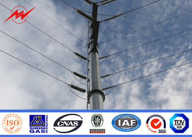 Porcelana los 36M galvanizaron la transmisión de poder postes de acero 10kv - 550kv para la línea eléctrica proveedor