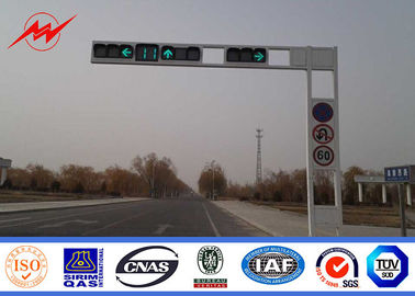 Porcelana Carretera afilada octagonal poste ligero de los 6m para la luz del tráfico por carretera 15 años de garantía proveedor