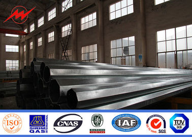 Porcelana 10M 12KN África poste tubular de acero estándar con el tratamiento superficial de la galvanización proveedor