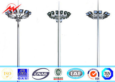 Porcelana Brazo triple doble tubular de acero de poste de la alta luz del palo solo para el estadio proveedor
