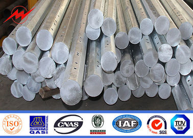 Porcelana el 12m poste de acero galvanizado África, postes para uso general de acero con 3 niveles de brazos proveedor