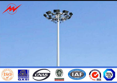 Porcelana Palo poligonal poste de la luz de aparcamiento alto con el sistema de aumento y de elevación de elevación del sistema proveedor