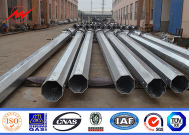 Porcelana Distribución postes para uso general de acero galvanizados betún de la electricidad del OEM con la soldadura del CO2 proveedor