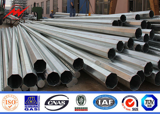 Porcelana 110kv galvanización ASTM A123 postes eléctricos de acero proveedor