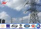 Estructuras de acero tubulares afiladas modificadas para requisitos particulares de Electric Power poste, ISO9001 proveedor