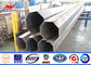 metal postes para uso general Q345 poste de acero galvanizado material del grueso de los 40ft 3KN 4m m proveedor