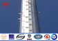 132 torre de poste de la carga del kilovoltio 27Meter 1500kg mono para la telecomunicación móvil de la transmisión proveedor