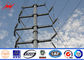 Pulverice 69kv de capa Q345 poste para uso general de acero para la línea eléctrica eléctrica proveedor