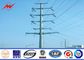 Transmisión de acero eléctrica galvanizada postes ISO9001 aprobado de Polygona los 50m proveedor