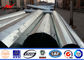 Gr50 8m m 70 pies de corriente eléctrica de acero poste con la pintura de la galvanización proveedor