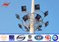 Poder de acero poste del estadio anti de la corrosión para el alto sistema de iluminación del palo proveedor