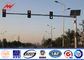 Tablero poligonal/redondo del capítulo Q235 de la carretera de la señal de tráfico con el solo brazo proveedor