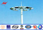 Q345 acero HDG los 40M alta torre postes ligeros cuadrados de acero del palo de 60 lámparas 15 años de garantía proveedor