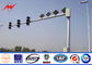 6,5 calzada galvanizada brazo cruzado postes ligeros de la longitud 11m con las luces proveedor