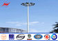 El estadio que encendía 36,6 metros galvanizó el alto palo poste ligero con el sistema de aumento 600kg proveedor