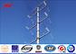 Galvanización del grueso de poste 5m m de la corriente eléctrica de la clase 1 para 69kv la transmisión poste proveedor