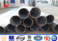 Outdoor Bitumen 20m African Galvanized Steel Power Pole with Cross Arm proveedor