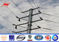 corriente eléctrica poste del 12m 800 Dan para la línea de transmisión 33kv proyecto proveedor