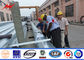 ISO el 12m 3m m poste de acero galvanizado grueso para la línea de Tranmission proveedor