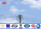 corriente eléctrica poste de los 40FT para la línea de transmisión de poder exportada a Filipinas proveedor