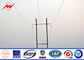 Corriente eléctrica redonda postes del betún el 11m de Galnvanized para la línea de transmisión proveedor