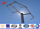 HDG redondo 10m 5KN postes para uso general eléctricos de acero para la línea de transmisión de arriba proveedor