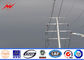 Grueso de acero galvanizado de poste de poder 3KN de 14m m 8m m para la línea eléctrica de la distribución proveedor