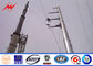 poder de acero poste Gr65 de la transmisión eléctrica de los 8m 10m el 12m tubular/escalera soldada con autógena proveedor
