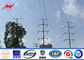 los 10M 15KN galvanizaron el poder al aire libre poste del acero eléctrico 69KV para la línea de la distribución proveedor