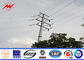 Poder poste de acero redondo multi - línea piramidal compañia de electricidad postes de la distribución proveedor