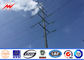 Línea al aire libre poder poste de la distribución de poste de la corriente eléctrica de 550 kilovoltios del metal del betún proveedor