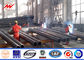66kV poste de acero galvanizado profesional con 1 milímetro - grueso de 36m m, 15 años de garantía proveedor