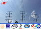 los 10m-20m galvanizaron el poder postes de acero/línea de transmisión eléctrica forma redonda de postes proveedor