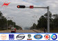 semáforo de la longitud Q345 de los 6m el 12m/lámpara de calle poste para el sistema de la señal de tráfico proveedor