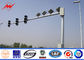 semáforo de la longitud Q345 de los 6m el 12m/lámpara de calle poste para el sistema de la señal de tráfico proveedor