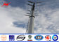 línea de transmisión de acero del circuito del doble de poste de poder del 10.5M 800 DAN compañia de electricidad postes proveedor