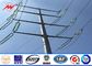 línea de transmisión del metal 132KV corriente eléctrica postes 50 años de garantía proveedor