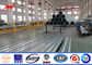 Poder poste del metal del acero del ISO 9001 para la línea de transmisión de los 10M 33kv proveedor