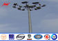 4 alto palo poste ligero de las secciones 10m m 40M HDG con la velocidad del viento de 55 lámparas 30m/s proveedor