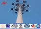 torre de comunicación monopolar de acero tubular de la alta torre del palo de los 20m con la galvanización proveedor
