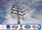 220kv poder de acero de alta resistencia poste para la línea proyecto de la distribución eléctrica proveedor