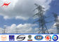 poder de acero galvanizado 132kv postes, distribución de poder postes de la compañia de electricidad proveedor
